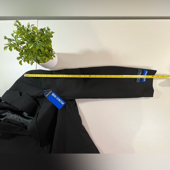 NAUTICA Bi-Stretch Men’s Blazer/Suit Jacket, Color Black, Size 40R W34, NWT - Picture 9 of 12